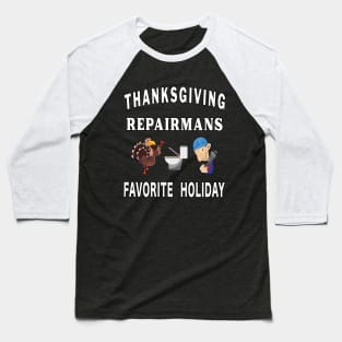 Thanksgiving Tradesman Contractor Repairman Home. Baseball T-Shirt